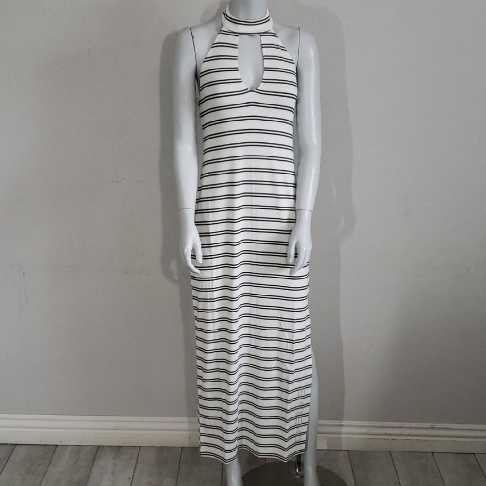 bebe stripe  dress